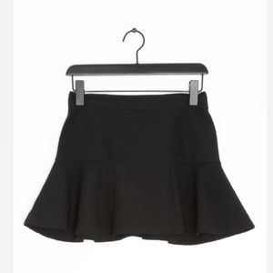 Zara Mini Black Ruffle Skirt